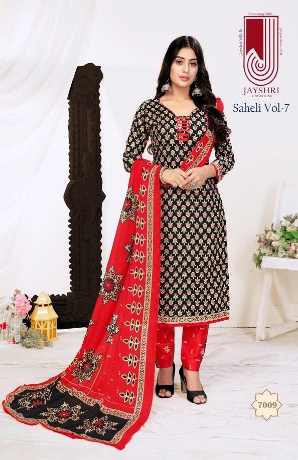 Jayshri Saheli Vol-7 Cotton Designer Printed Dress Material